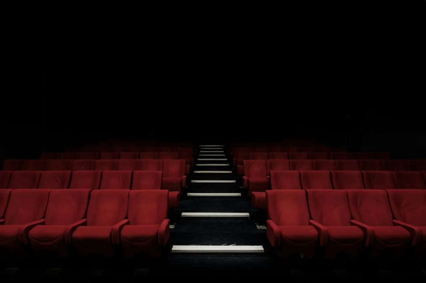 Cinema seating. Stock photography, not a confirmed benefit.
