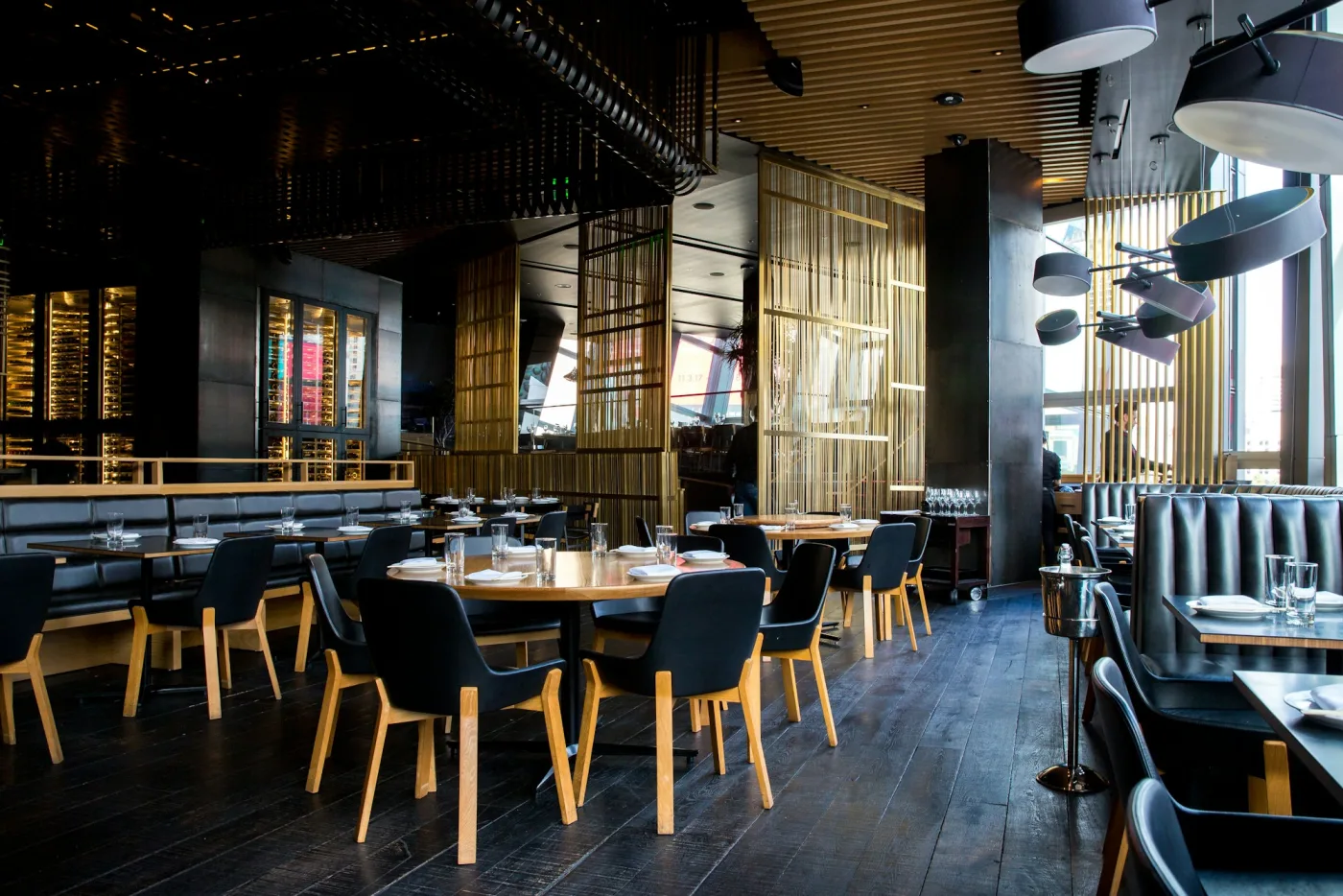 A warm restaurant interior. Stock photography, not a partner merchant.